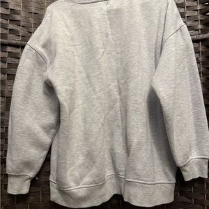 Danskin Light Gray Crew Neck Sweater